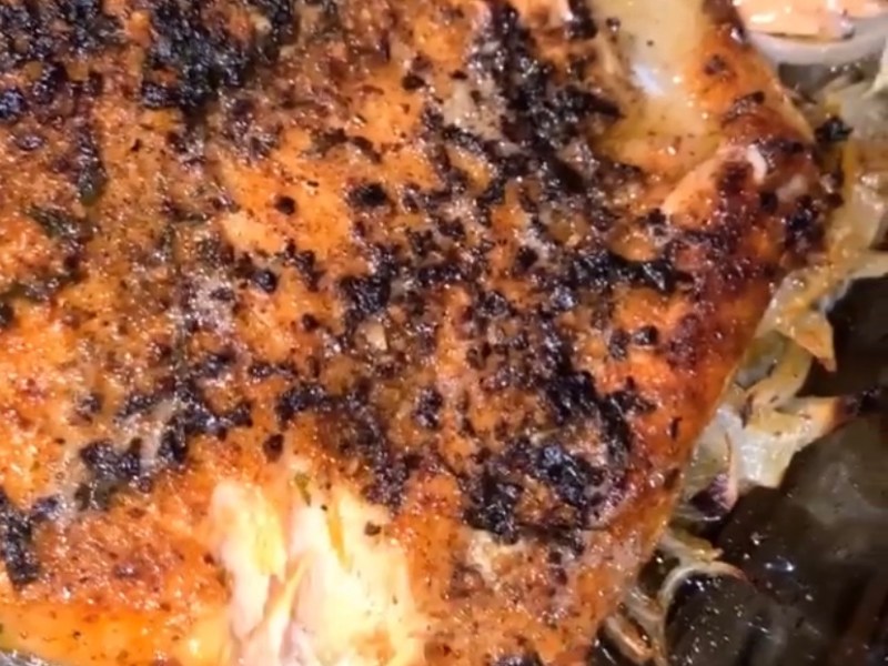 Blackened Garlic Butter Steelhead Trout (All in da&nbsp;oven)